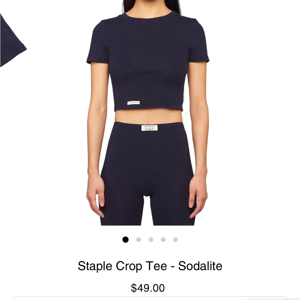 My Mum Made It Set in Navy or “Sodalite” T-shirt AND Shorts